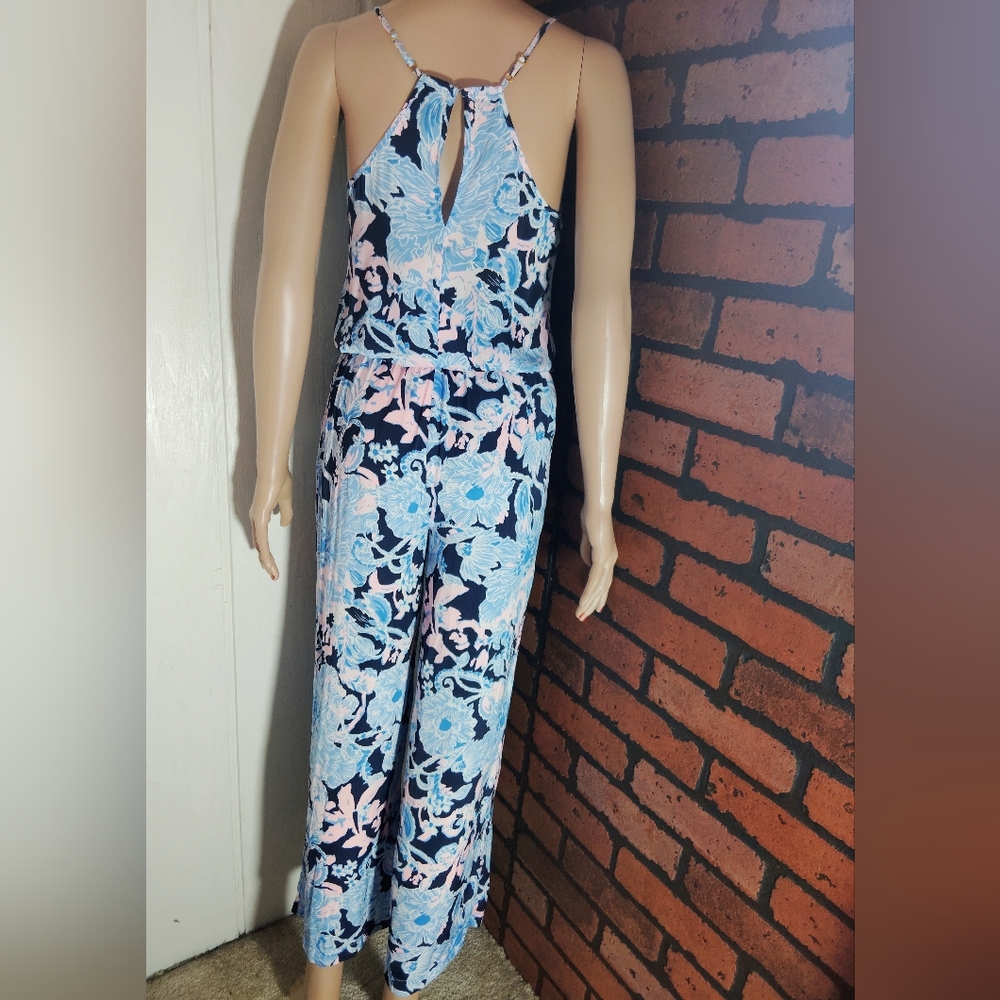 LILLY PULITZER, Pim Floral Jumpsuit. Size XXS - Picture 7 of 9